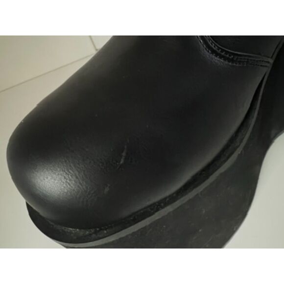 Demonia Monster 02 black platform boots. US Men\'s L. (12/13) main image 4
